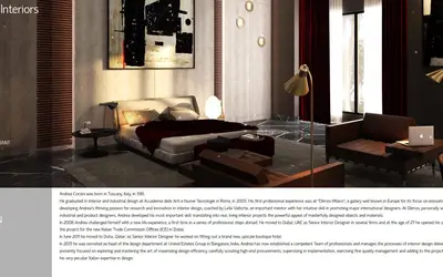 Screenshot: andreacorsini.com