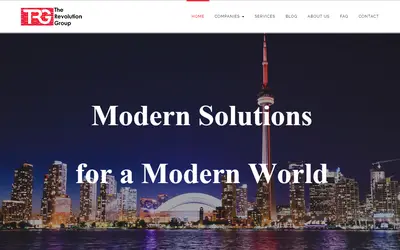 Screenshot: therevolutiongroup.com